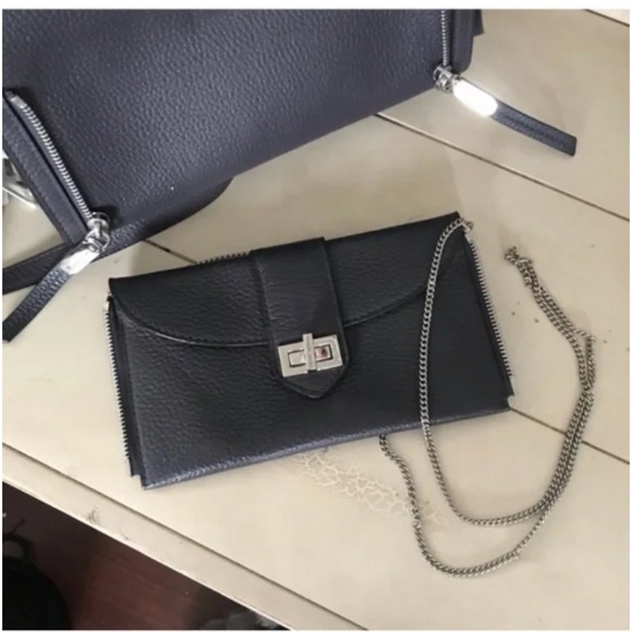 🪞 Henri Bendel Rivington limited edition pebbled leather convertible top handle - Picture 4 of 8